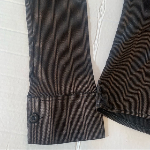 Kula collection ladies brown ruffled long sleeve top size 42 (EU) fits medium sz - Picture 7 of 12